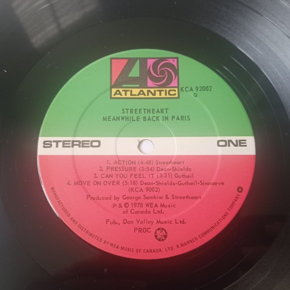 Vintage Streetheart Meanwhile Back in Paris vinyl record, 1978 first pressing - Picture 9 of 10